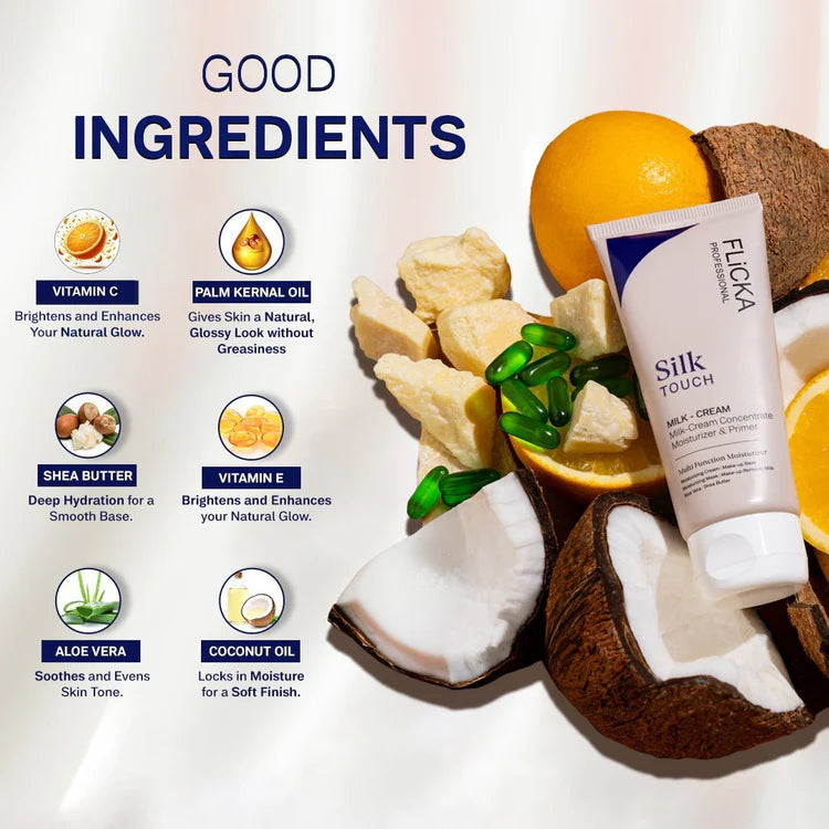 Flicka Silk Touch l Concentrate - Primer and Moisturizer